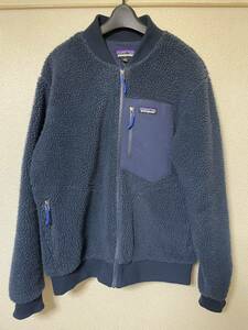 patagonia パタゴニア レトロ X ボマージャケット　FA19 ネイビー　M 美中古品