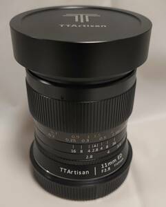 ★銘匠光学 TTArtisan 11mm f/2.8 Canon RFマウント用　キャノン　美品