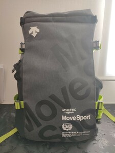 ★良上 美品★DESCENTE デサント MOVE SPORT ムーブスポーツ 大型リュック バックパック★ 