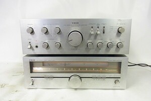 P574-Y31-412 TRIO トリオ KT-8300 / KA-8300 オーディオ セット 通電確認済み 現状品③＠