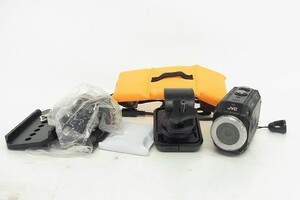 P336-Y25-1806 JVCケンウッド SPORTS CAM GC-XA1-B スポーツカム アクションカメラ ビデオカメラ 現状品①