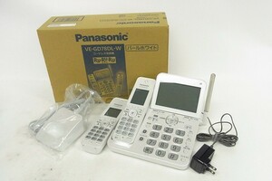 Q322-Y31-474 PANASONIC パナソニック VE-GD78DL-W 電話 現状品①