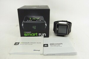 Q315-J10-2764 ADIDAS アディダス MICOACH SMART RUN スマートウォッチ 通電確認済み 現状品①