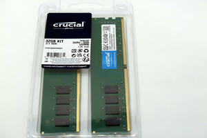 送料無料！クルーシャル Crucial micron マイクロン CT2K16G4DFRA32A 32GB (DDR4 PC4-25600 16GB×2)ネイティブ3200MHz 動作確認メモリ