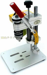 新入荷☆ 卓上ボール盤 機械 DIY 木製 金属 電動工具 7速度 チャック1.5-10mmミニチュア アルミニウム 小さいベンチドリル 高精度