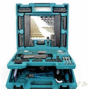 実用☆ マキタ 200ピース工具セット tool set ドリルキリ ドリルビット ラチェットドライバー ソケットビットその他工具の画像2