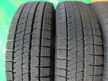 2020年製 ブリヂストン ブリザック BRIDGESTONE BLIZZAK VRX2 165/70R13 4本 No.4384上 スタッドレス 冬タイヤ スノータイヤ 70％残溝_画像2