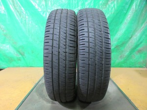 2019年製 ダンロップ エナセーブ DUNLOP ENASAVE EC204 155/65R14 2本 No.4442上 夏タイヤ サマータイヤ オンロードタイヤ 夏用 70％残溝