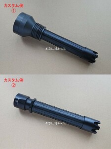 キャンペーン SUREFIRE カスタムボディー 26650×2 C-Head 検 6p z2 c2 m2 m3 m4 m6 シュアファイア 高出力モジュール用