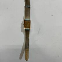 1円〜18金 18K LONGINES ロンジン ドルチェビータ ホワイトシェル文字盤 K18YG 革ベルト レディース QZ クォーツ 腕時計 L5.158.6 _画像10