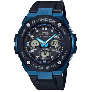 セール！★新品 カシオ正規保証書発行★G-SHOCK G-STEEL GST-W300G-1A2JF ソーラー電波時計 メンズ腕時計 ブルー★プレゼントにも最適