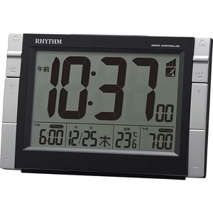 送料無料 正規保証 シチズン フィットウェーブD223 デジタル電波時計 8RZ223SR02 カレンダー・温度計 ダブルアラーム 目覚まし時計