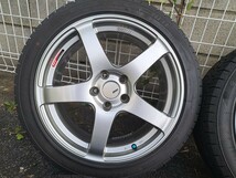 SSR GTV01 5穴 114.3/8J/+35 KENDA ICETEC 225/45/R18 スタッドレス 冬タイヤ 2021年製 美品 バリ山 RX-8 RX-7 FD Z33 Z34 GT-R _画像4