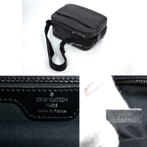 【美品】Louis Vuitton タイガ リポーター ショルダーバッグ アルドワーズ 黒 ブラック 鞄 斜め掛け TAIGA BAG メンズレディース M30152_画像10