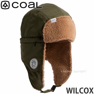 1円～ COAL WILCOX OLIVE OS コール スノーボード スノボ スキー 帽子 キャップ フライトキャップ 防寒 ボア SNOWBOARD [同梱不可]