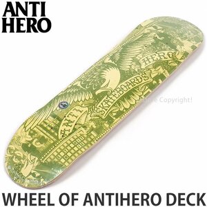 1円～ ANTIHERO WHEEL OF ANTIHERO DECK 8.06 X 31.8 アンタイヒーロー デッキ スケートボード スケボー 板 ストリート [同梱不可]