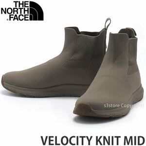 1円～ THE NORTH FACE VELOCITY KNIT MID US9.0 ザ ノース フェイス ベロシティ ニット ミッド GORE-TEX シューズ メンズ [同梱不可]