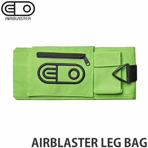 1円～ AIRBLASTER LEG BAG HOT GREEN OS エアブラスター レッグ バッグ スノーボード スノボ スキー ポーチ パスケース [同梱不可]