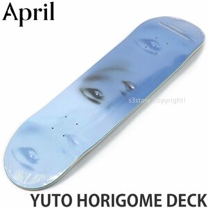 1円～ APRIL YUTO HORIGOME DECK BLUE 8.0 x 31.91 エイプリル ユウト ホリゴメ デッキ スケートボード スケボー SKATE [同梱不可]