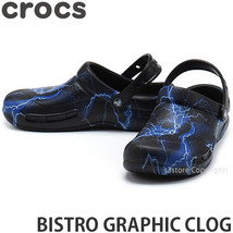 1円～ CROCS BISTRO GRAPHIC CLOG BLK/LNB 28.0cm クロックス ビストロ グラフィック クロッグ サンダル シューズ 靴 [同梱不可]_画像1