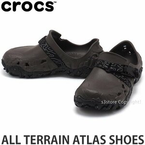 1円～ CROCS ALL TERRAIN ATLAS ESPRESSO / BLACK 24.0cm クロックス クロッグ サンダル アウトドア ユニセックス [同梱不可]