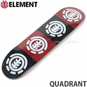 1円～ ELEMENT QUADRANT Ast 8 エレメント デッキ スケートボード スケボー 板 初心者 ストリート パーク SKATEBOARD DECK [同梱不可]