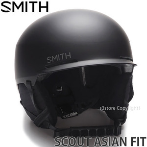 1円～ 22-23 SMITH SCOUT ASIAN FIT MATTE BLK L(63-67cm) スミス スカウト アジアンフィット ヘルメット プロテクター [同梱不可]