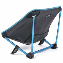 1円～ HELINOX INCLINE FESTIVAL CHAIR BLACK H51xW54xD55cm ヘリノックス チェア アウトドア 椅子 折り畳み ポータブル [同梱不可]_画像2