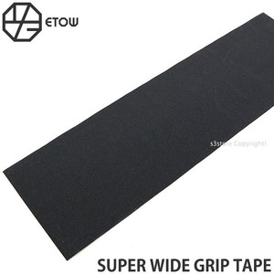 【デッキ落札の方専用】 ETOW SUPER WIDE GRIP TAPE Black 12X40in エトヲ スーパー ワイド グリップテープ オールドスクール