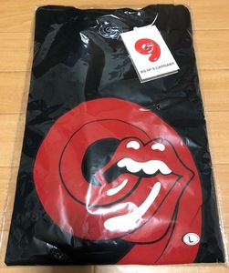 ローリングストーンズ　RS No.9 原宿　HARAJUKU Ｔシャツ Ｌsize 黒　BLACK　The Rolling Stones