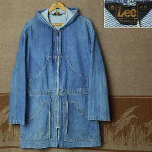 70s 【Lee】 Denim Hooded Jacket / 70年代 デニム パーカー フーデッド ブッシュ ジャケット TALON アメリカ製 USA ビンテージ 60s80s