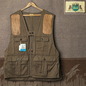 フラッシャー付き 【Ideal】 60s70s Hunting Vest / 70年代 ハンティング ベスト アイディール フィッシング ジャケット ビンテージ 50s80s