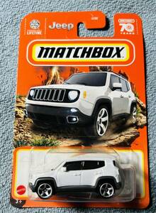 マッチボックス MATCHBOX '19 JEEP レネゲード ジープ RENEGADE ホワイト