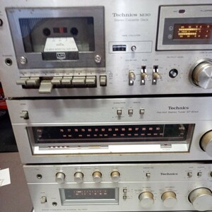 Technics SU-8055 / ST-8044 / RS-M30プリメインアンプ FM/AMチューナー カセットデッキ テクニクス 動作確認　現状品