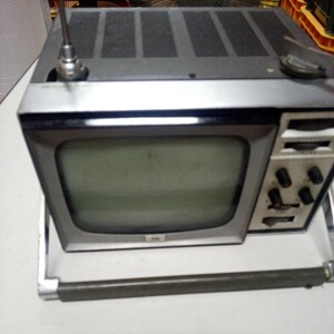  Showa Retro sharp 6 type tv-set TRP-601 present condition goods 