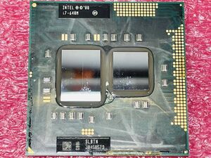 #1298 Intel Core i7-640M SLBTN (2.80GHz/ 4MB/ FCPGA988) 保証付