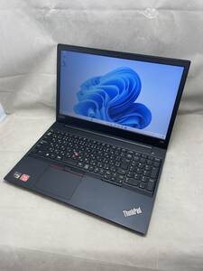 #300454 Lenovo ThinkPad E585 (Ryzen 5 2500U /16GB /256GB NVMe SSD+500GB HDD /15.6 HD /無線,BT,カメラ,10キー /Win11 Pro)