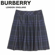 国内正規品◆BURBERRY LONDON バーバリー ロンドン チェック柄 スカート 42_画像1