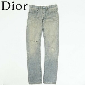 ◆Dior HOMME ディオールオム ダメージ加工 デニム パンツ ジーンズ 27