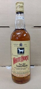 【未開栓】ウイスキー特級 WHITE HORSE 750ml アルコール度数 43度 　八王子引き取りOK1248