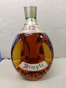 【未開栓】ウイスキー特級　Dimple12年　750ml アルコール度数43度　化粧箱付き　八王子引き取りOK1251