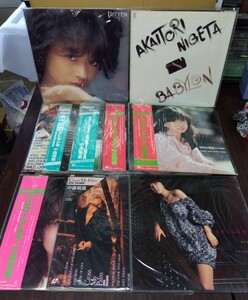 【レコード】中森明菜　9タイトル＋ビデオディスク　八王子引き取りOK12124