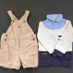 訳あり　オーバーオール　トップス ベビー キッズ 子供服