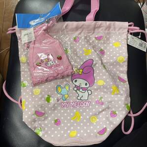 【引越し断捨離中・サンリオレトロ】マイメロディ プールバッグ&スイミングキャップ