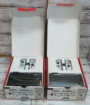 E02-1769　1円スタート　未使用品　Nintendo Switch 　ニンテンドースイッチ　本体２台セット　有機ELモデル ⑥　ホワイト ※箱イタミ有り_画像3