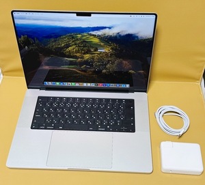 美品 Apple Macbook Pro 16 2021 シルバー Apple M1 Max 10コア/ 24コア GPU/メモリ32 GB/ストレージ 1TB SSD/Sonoma & Windows 11 Pro