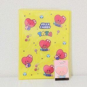 BT21 ＊ monopoly JELLY CANDY A4クリアファイル + ミニメモ ☆ TATA
