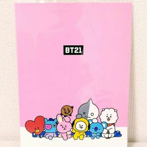 BT21 ＊ LINE FRIENDS A4 クリアファイル (20枚) ☆ ピンク