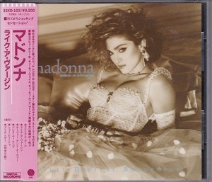 ■シール帯CD★マドンナ/ライク・ア・ヴァージン★MADONNA★国内盤・帯付■