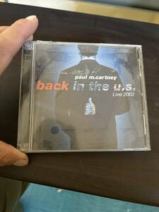 音楽　CD back in the us 2002/paul mccartney/バック・イン・ザ・US/ポール・マッカートニー